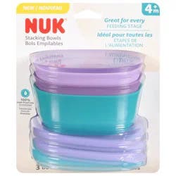 Nuk 3Pk Stacking Bowls