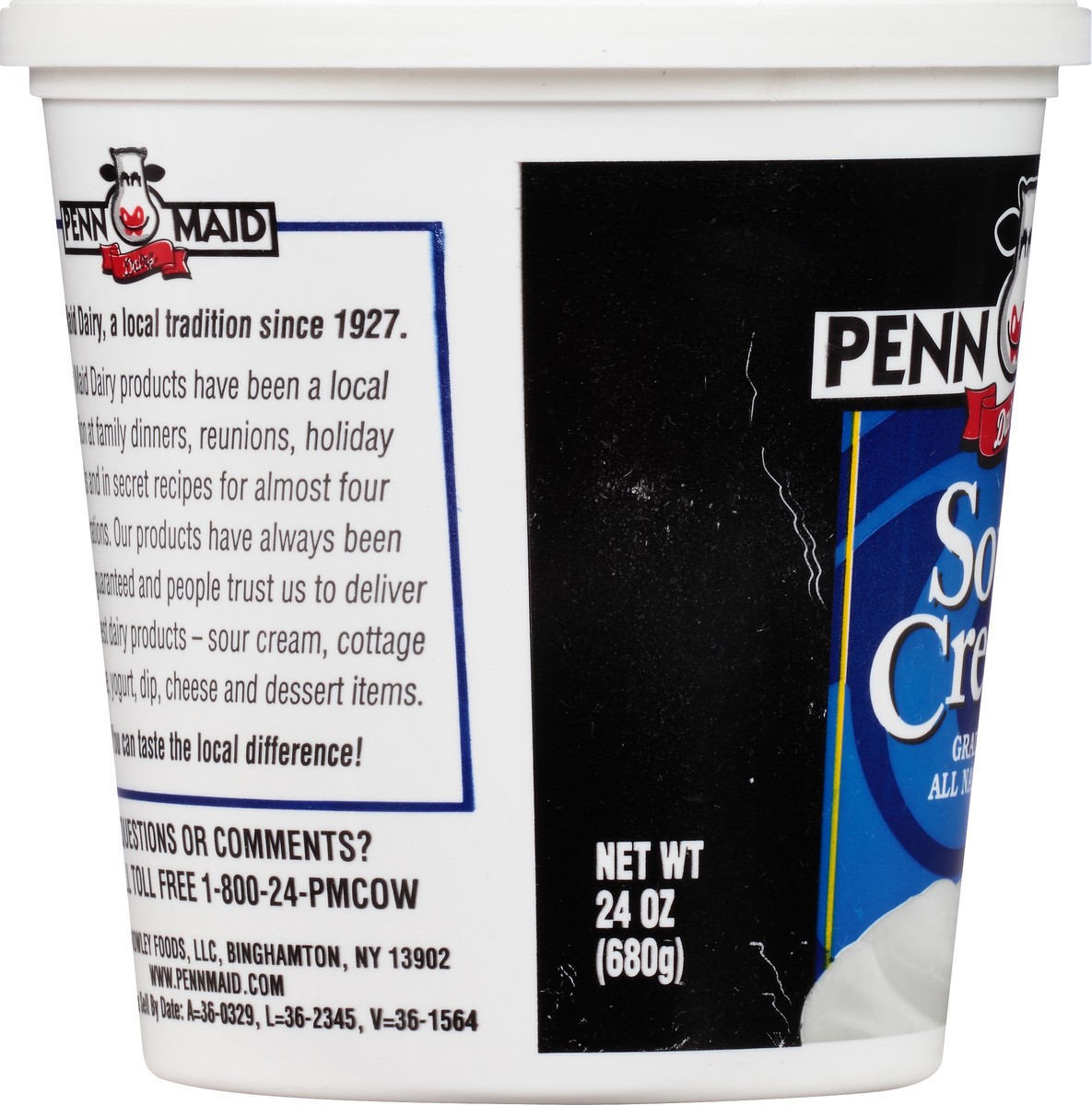 slide 7 of 8, Penn Maid Sour Cream, 24 oz, 24 oz