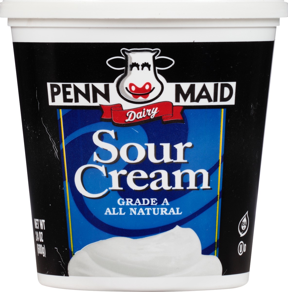 slide 3 of 8, Penn Maid Sour Cream, 24 oz, 24 oz