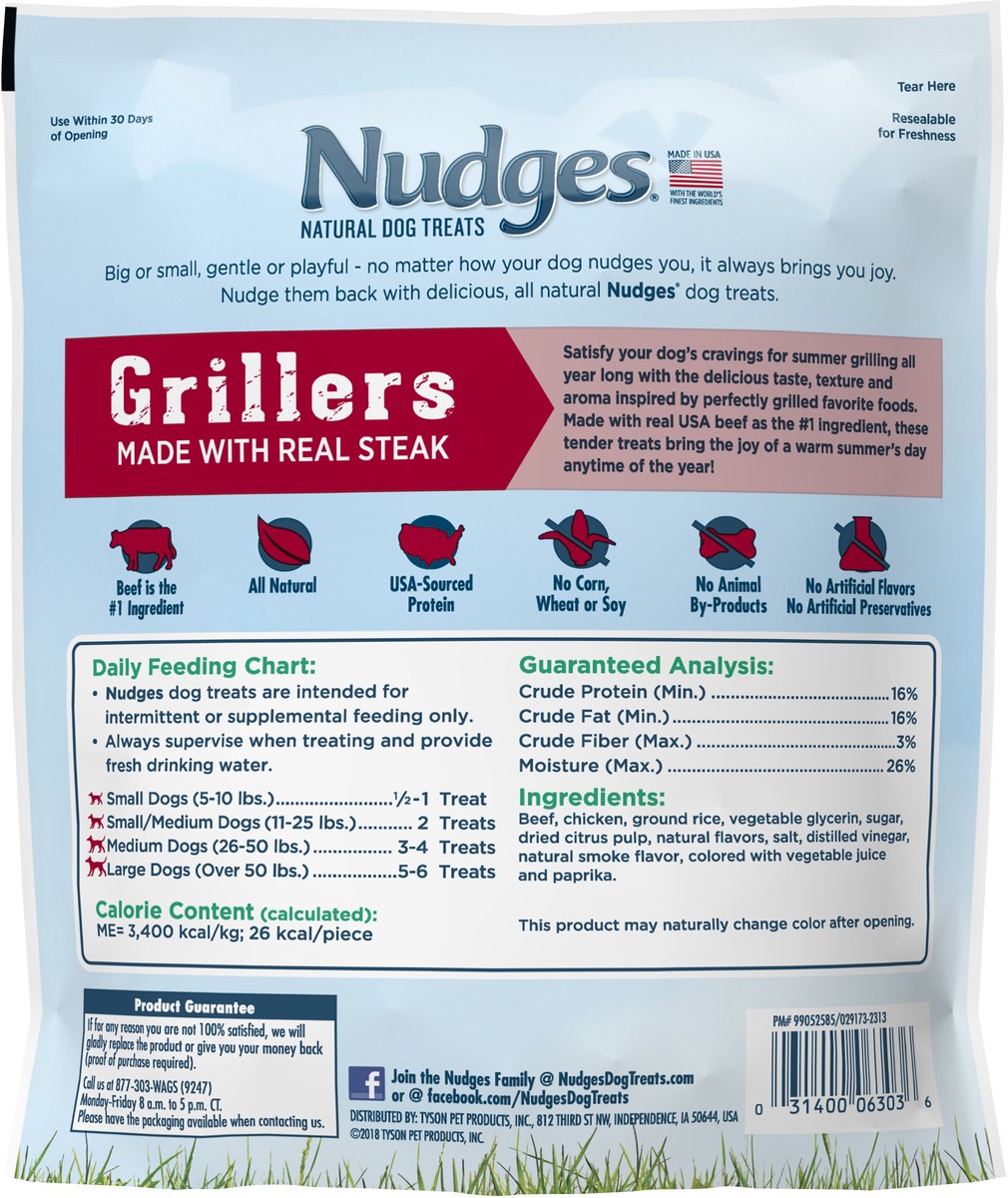 slide 2 of 5, Nudges Dog Treats, 16 oz