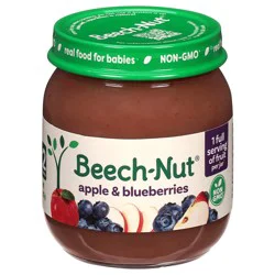Beech-Nut Stage 2 (6+ Months) Apple & Blueberries 4 oz