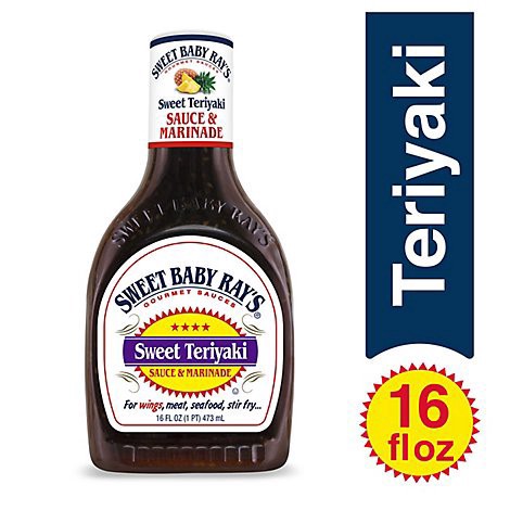slide 1 of 1, Sweet Baby Rays Marinade & Sauce Teriyaki - 16 Fl. Oz., 16 fl oz