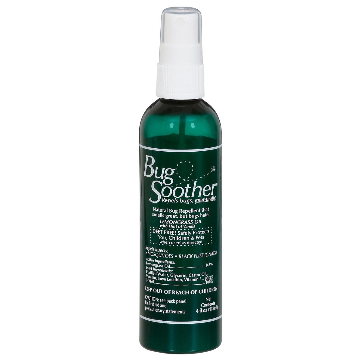 slide 2 of 12, Bug Soother Lemon Grass Oil Bug Repellent 4 fl oz, 4 fl oz