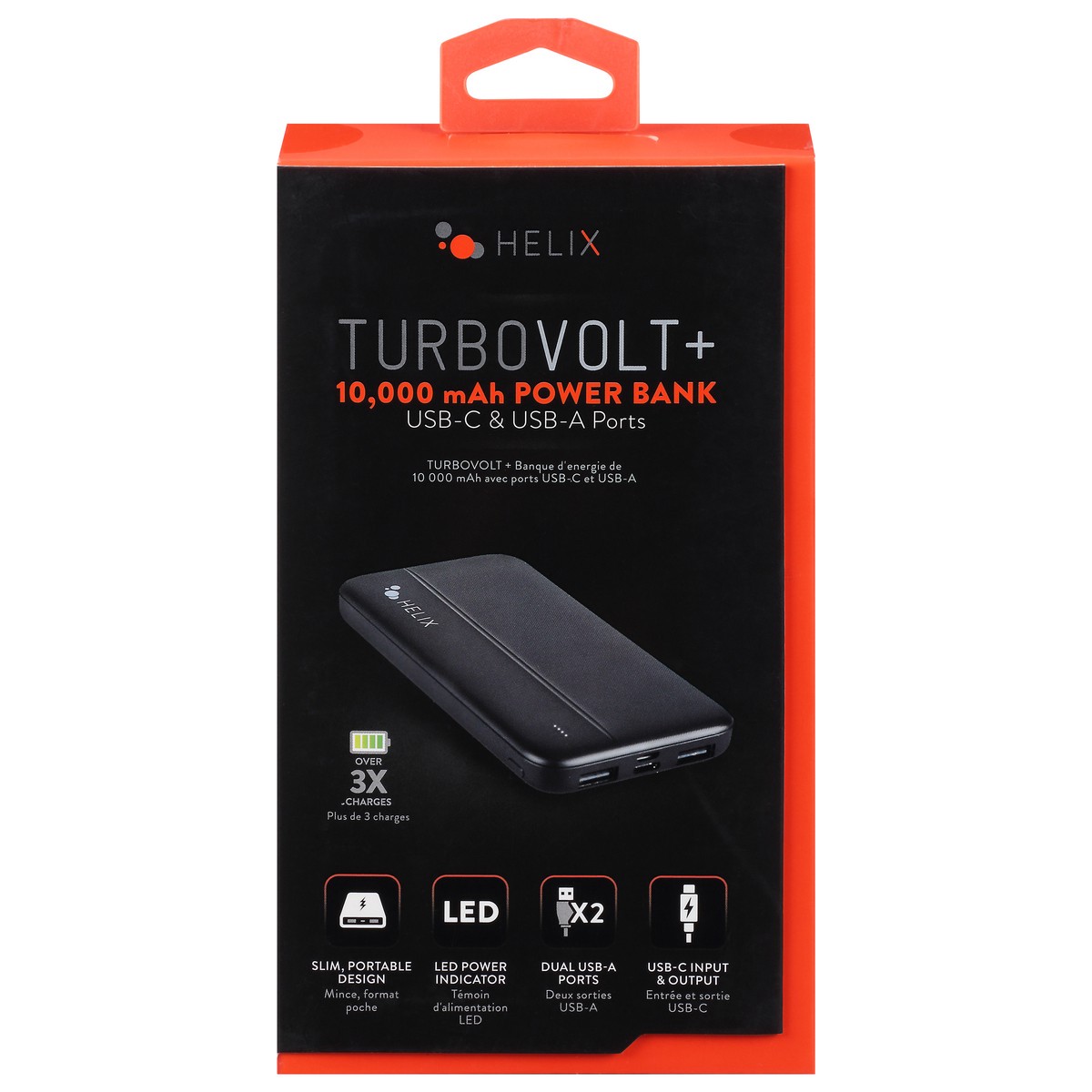 slide 6 of 9, Helix Turbovolt + 10000 mAh Power Bank 1 ea, 1 ct