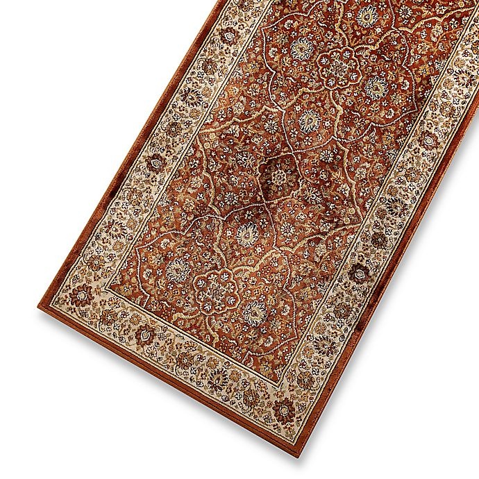 slide 1 of 1, Verona Persian Runner - Rust/Cream, 2 ft 2 in x 6 ft 11 in