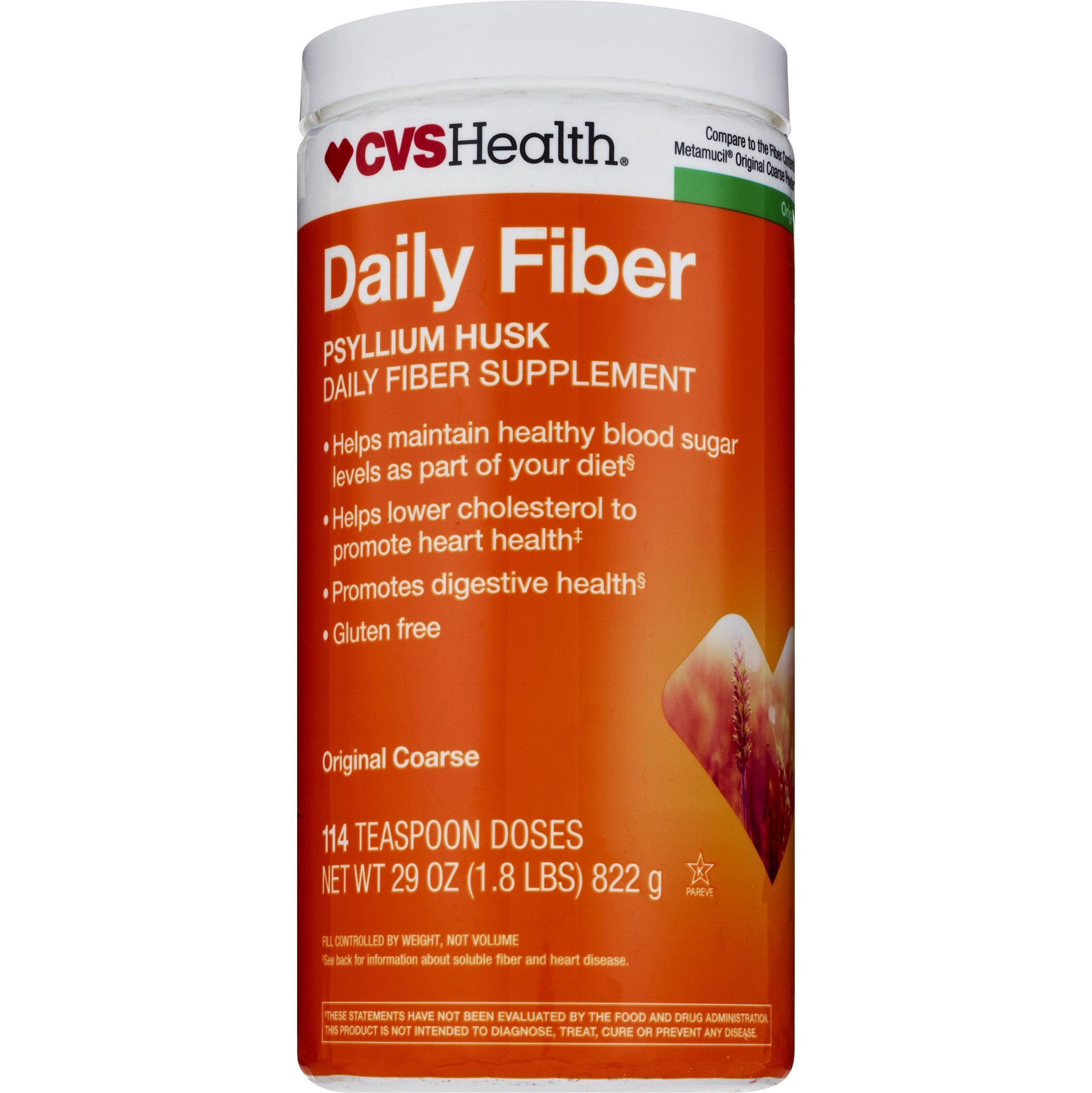 slide 1 of 1, Cvs Health Natural Daily Fiber, 29 Oz, 114 dose