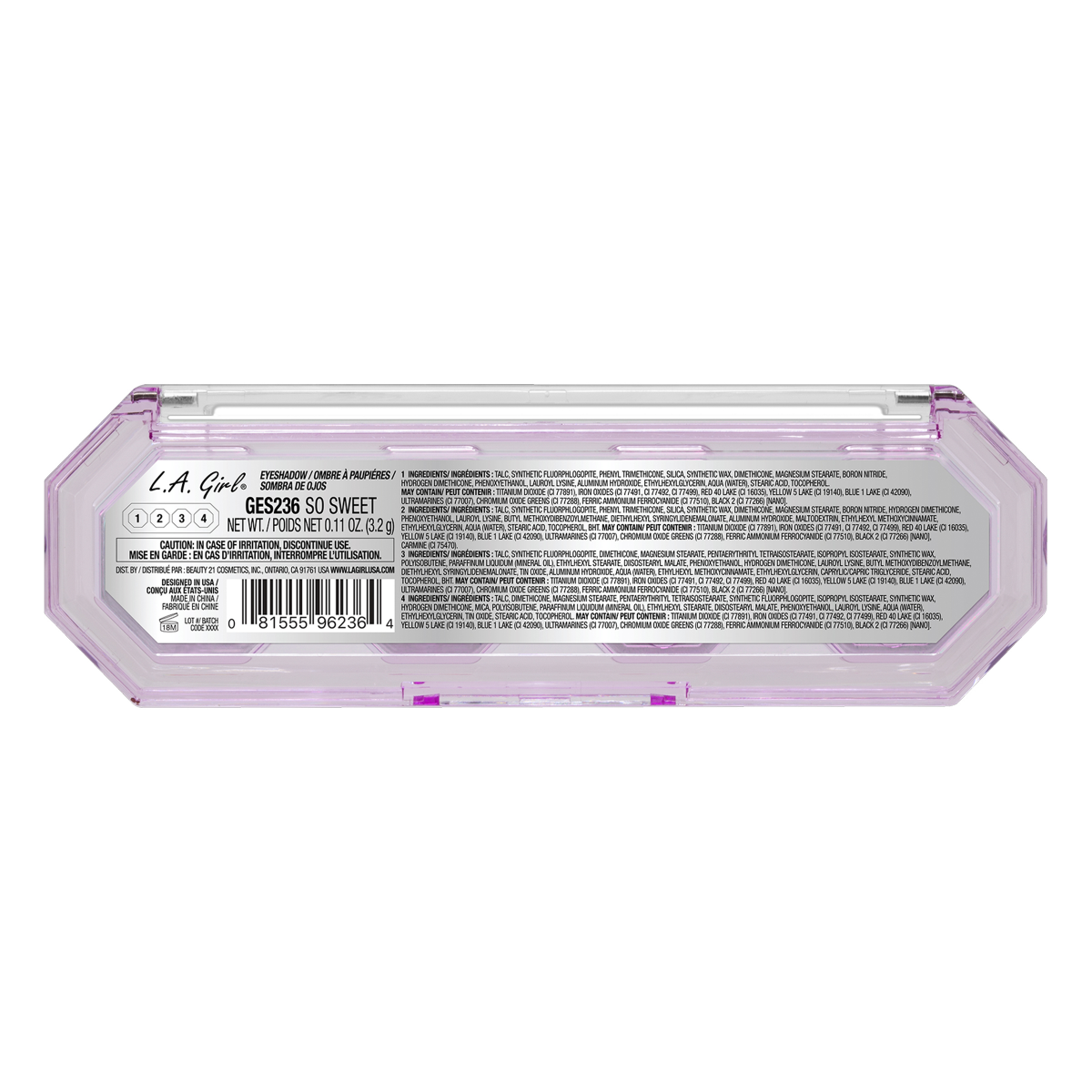 slide 4 of 5, L.A. Girl 4-Play Eyeshadow Palette, So Sweet, 1 ct