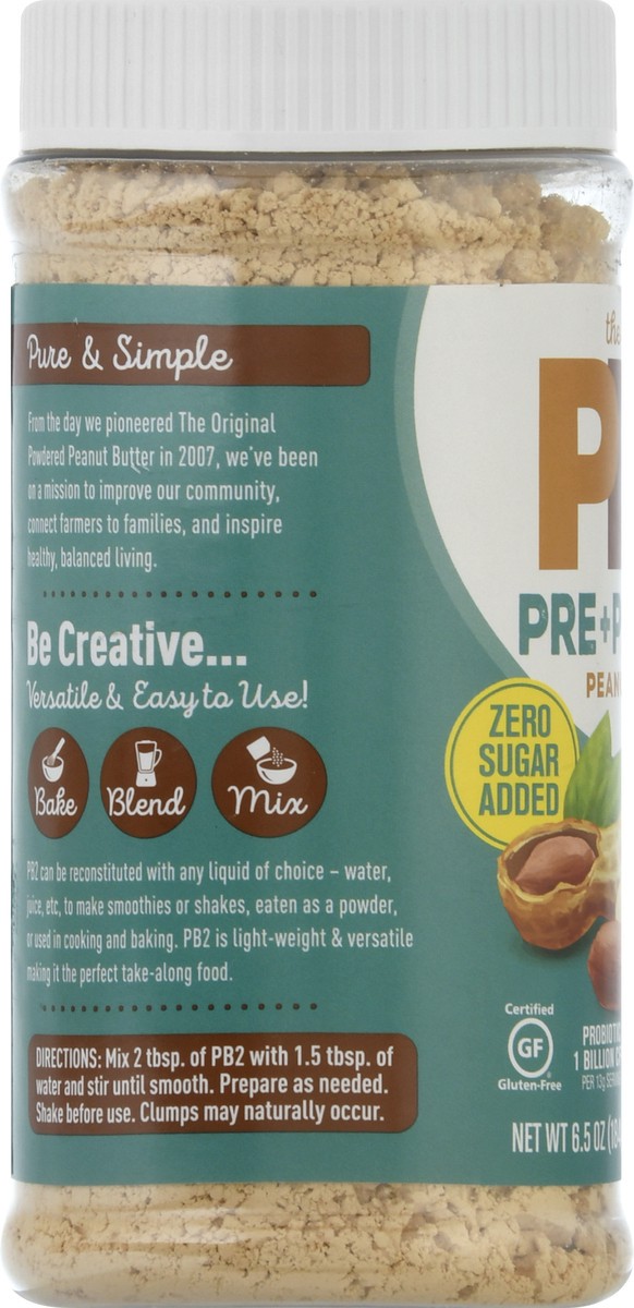 slide 7 of 9, Pb2 Peanut Powder Pre+Probiotic, 6.5 oz