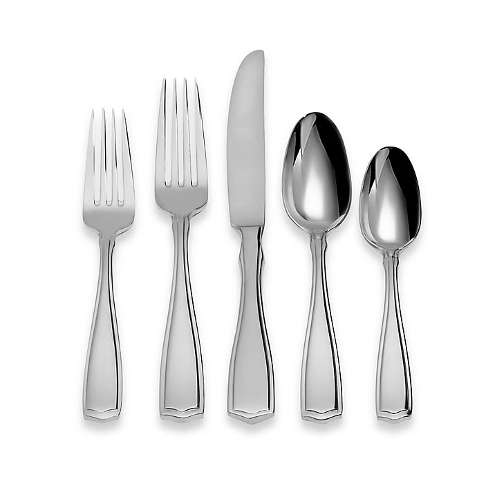 slide 1 of 1, Oneida Carolina Flatware Set, 75 ct