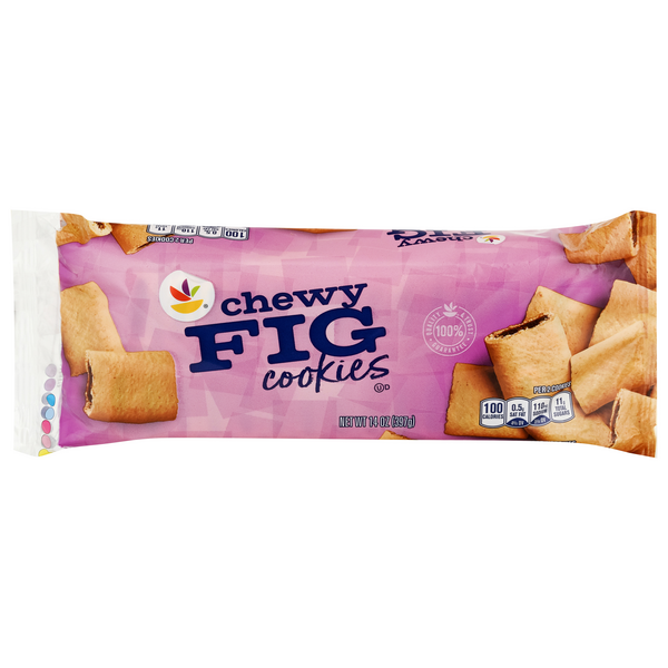 slide 1 of 1, Giant Fig Cookies Chewy, 14 oz