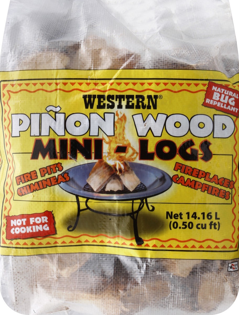 slide 2 of 4, Western Pinon Wood Mini-Logs, 14.16 liter
