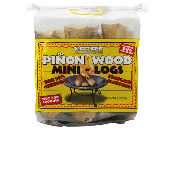 slide 1 of 1, Western Pinon Wood Mini-Logs, 14.16 liter