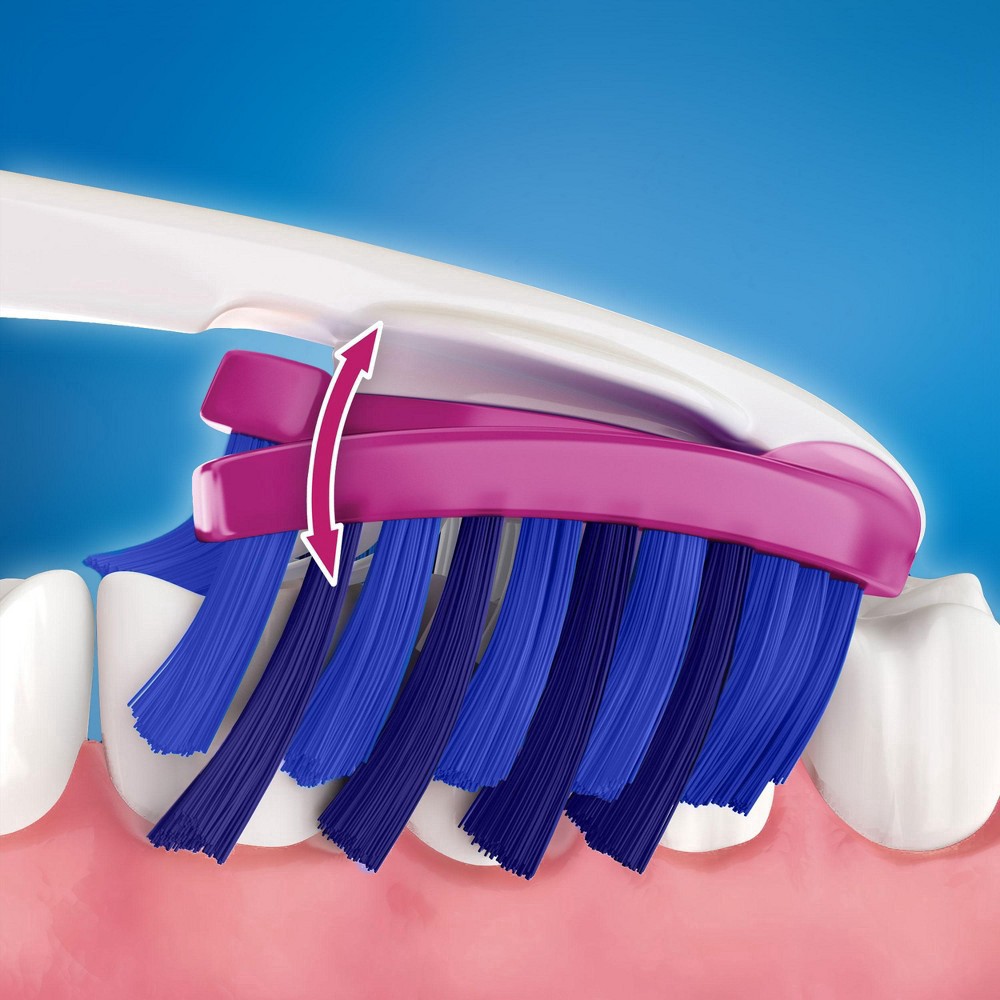 slide 7 of 11, Oral-B Oral B Toothbrush 3D White Pro Flex Soft, 2 ct