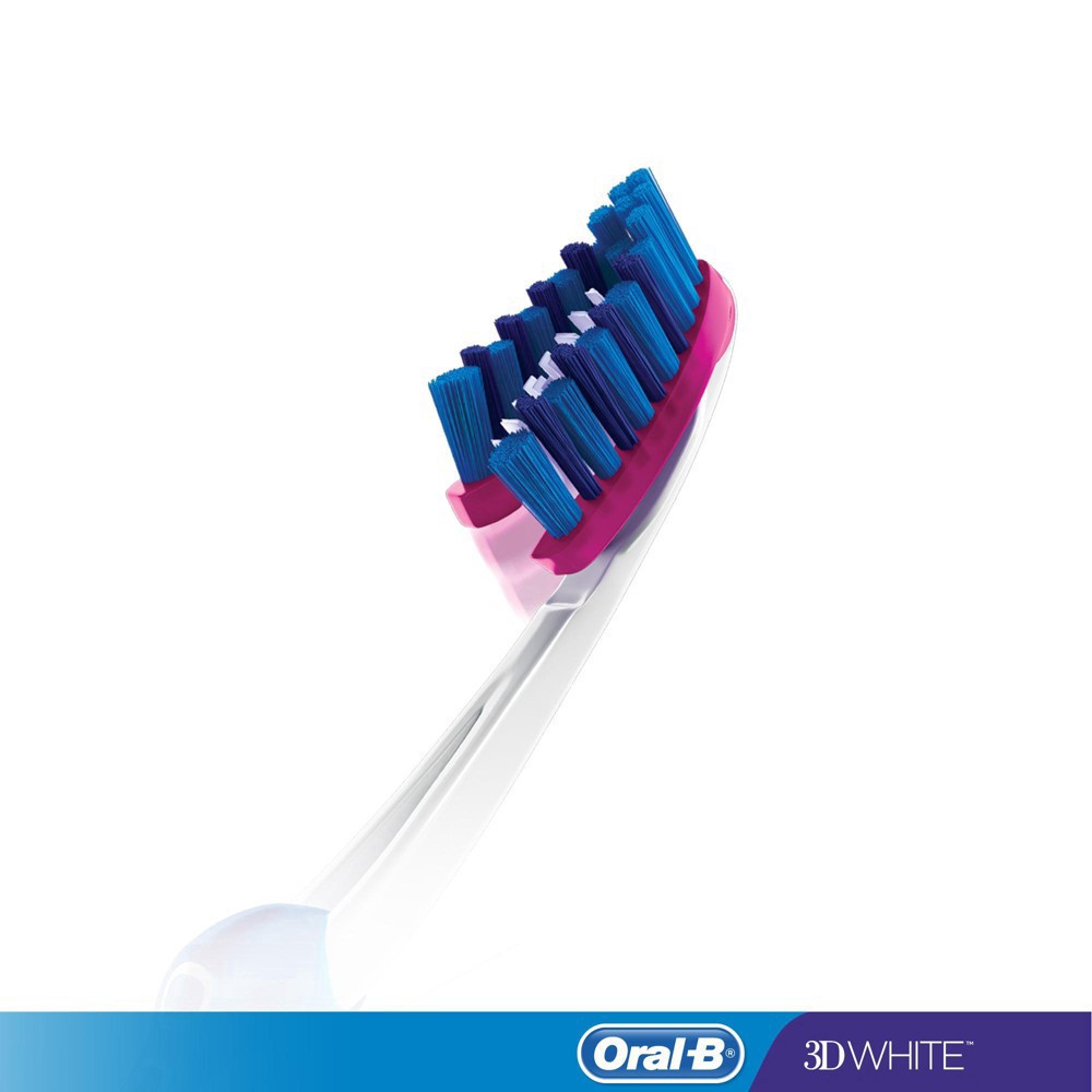 slide 4 of 11, Oral-B Oral B Toothbrush 3D White Pro Flex Soft, 2 ct