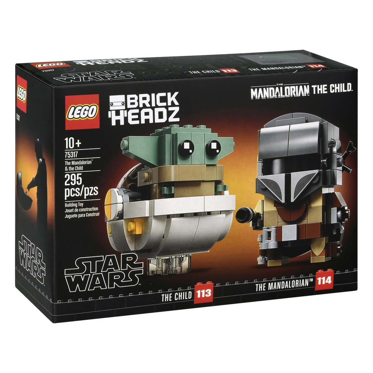 slide 2 of 9, LEGO Brick Headz 295 Pieces Building Toy The Mandalorian & The Child 295 ea, 295 ct