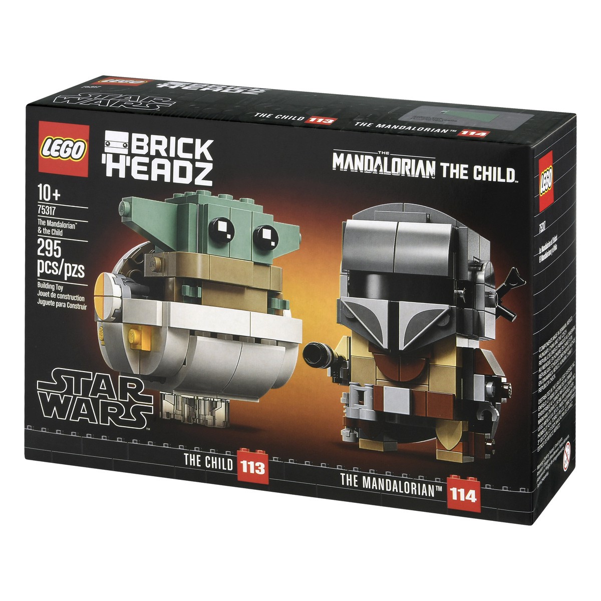 slide 3 of 9, LEGO Brick Headz 295 Pieces Building Toy The Mandalorian & The Child 295 ea, 295 ct