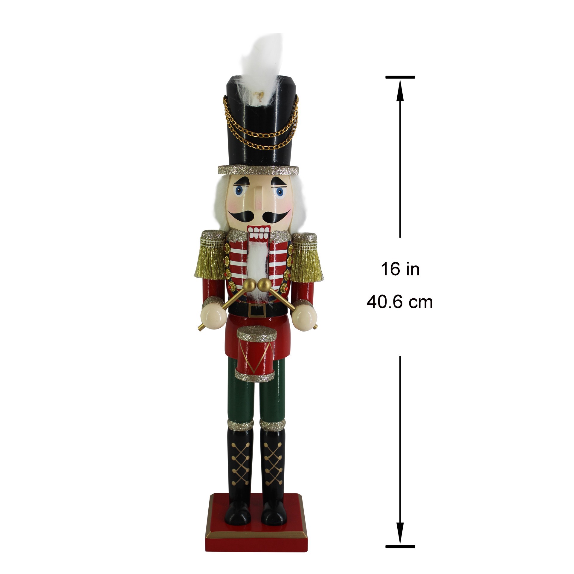 slide 3 of 5, 16" Nutcracker By Ashland, 16 in