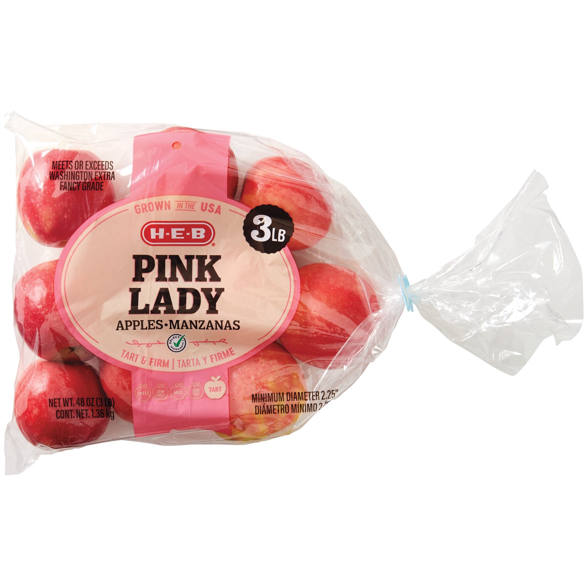 slide 1 of 1, H-E-B Fresh Pink Lady Apples, 3 lbs