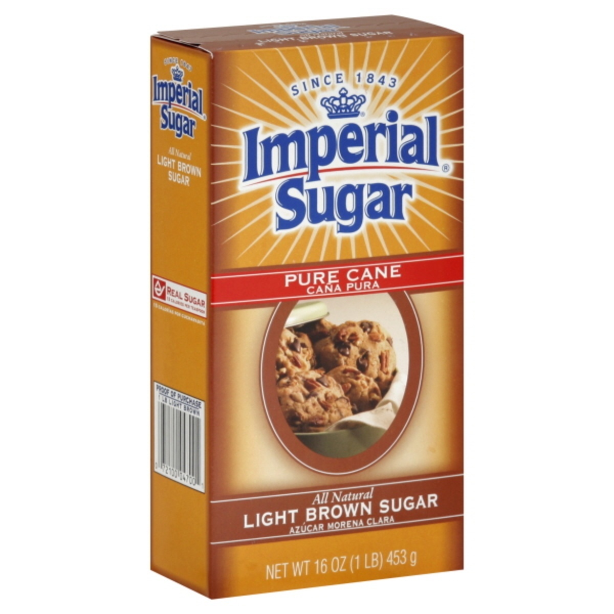 slide 1 of 1, Imperial Sugar Pure Cane Light Brown Sugar, 1 lb