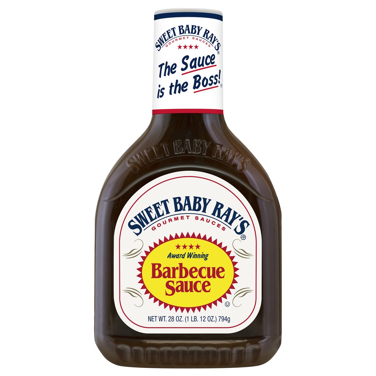 slide 1 of 4, Sweet Baby Ray's Barbecue Sauce, 28 oz