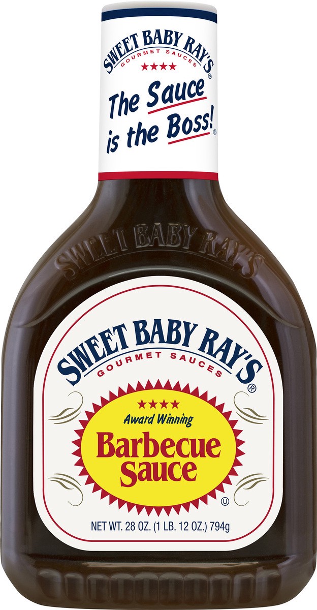 slide 1 of 13, Sweet Baby Ray's Barbecue Sauce 28 oz, 28 oz