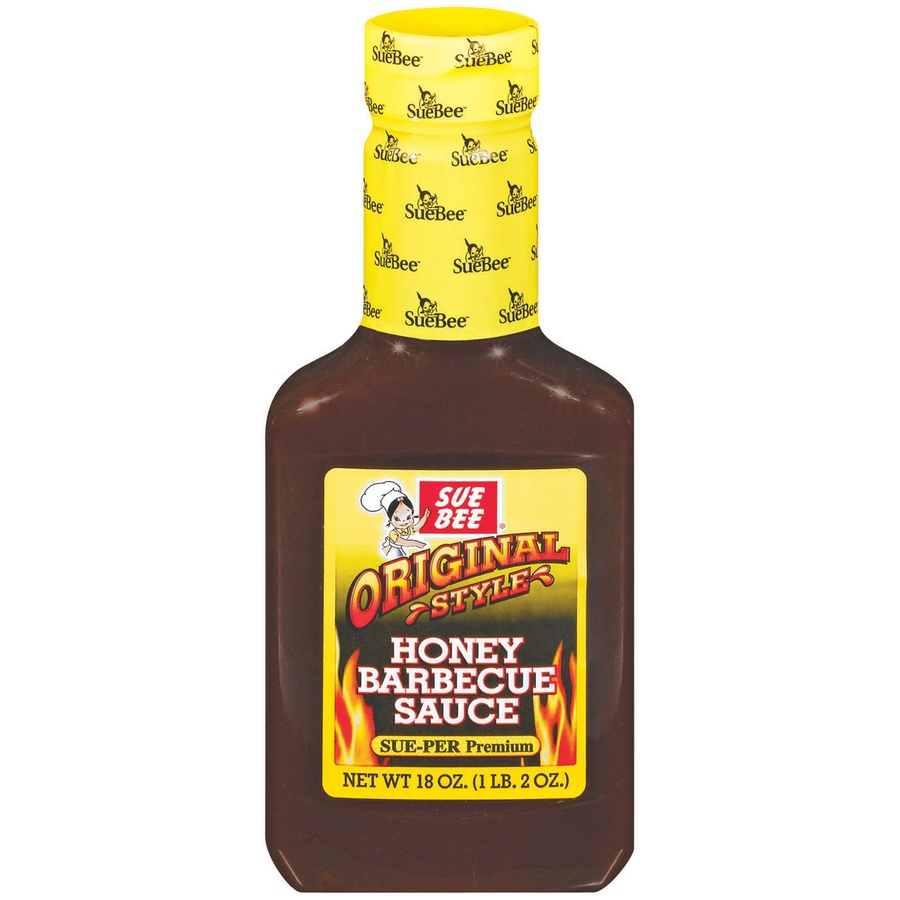 slide 1 of 3, Sue Bee Original Style Honey Barbecue Sauce, 18 oz