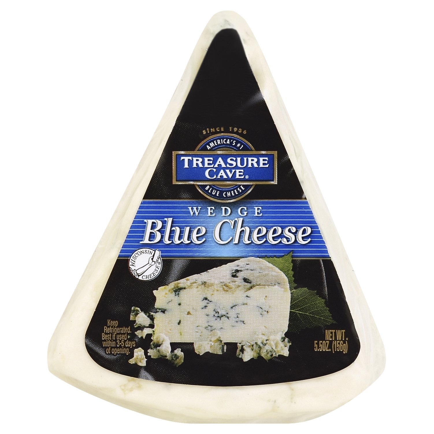 slide 1 of 6, Treasure Cave Wedge Blue Cheese, 5.5 oz