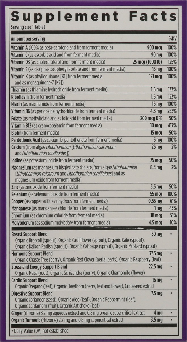 slide 6 of 9, New Chapter Every Woman's One Daily 40+ Multivitamin, 24 ct