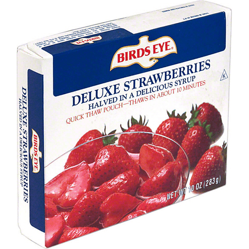 Birds Eye Deluxe Halved In Syrup Strawberries 10 oz Shipt