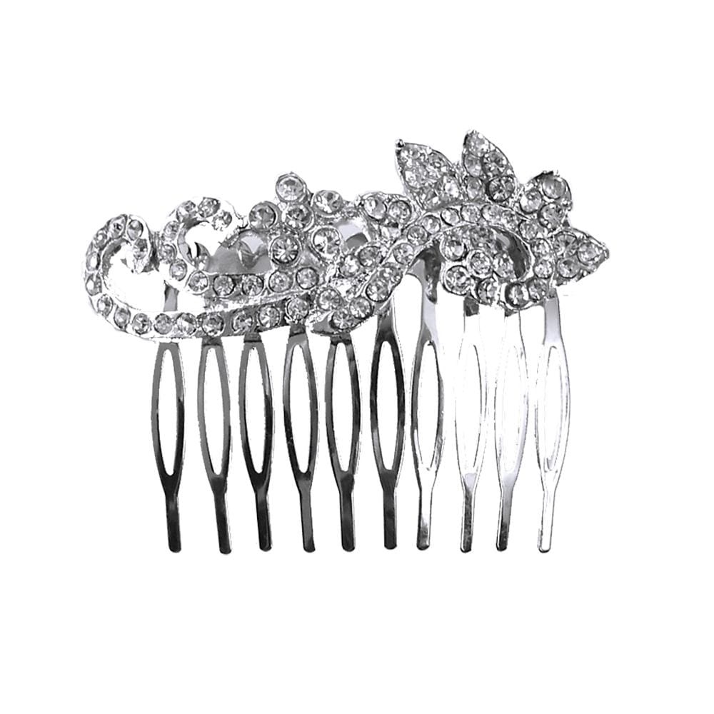 slide 1 of 1, Revlon Silver Hair Combs With Rhinestones, 1 ct