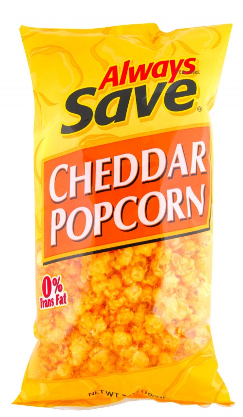 slide 1 of 1, Always Save Cheddar Popcorn, 7 oz