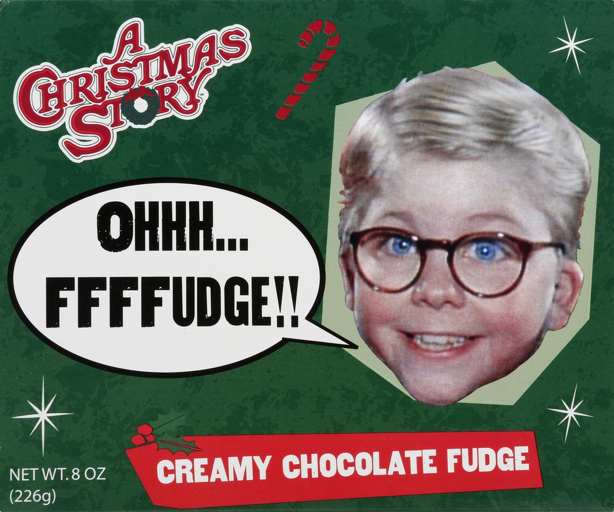 slide 9 of 10, A Christmas Story chocolate walnut fudge, 8 oz