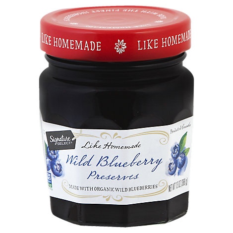 slide 1 of 1, Signature Select Preserves Wild Blueberry, 13 oz