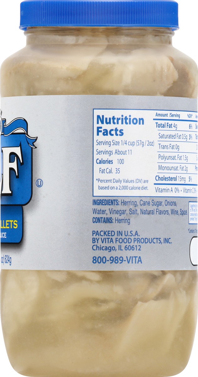 slide 7 of 13, e.l.f. Elf Herring Fillet In Wine,