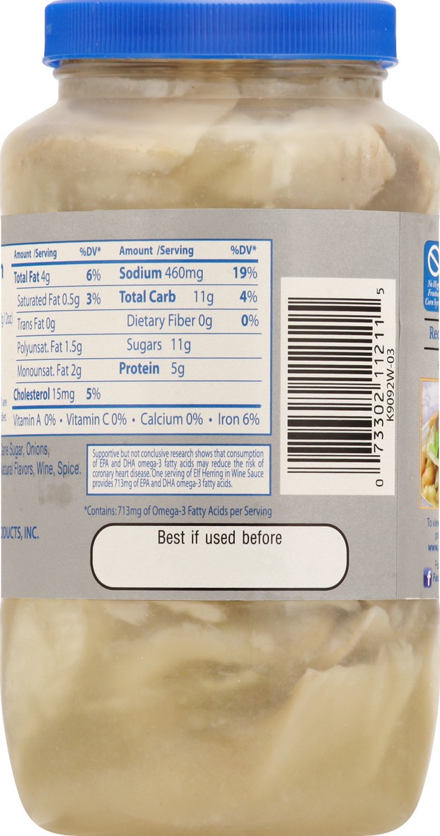 slide 9 of 13, e.l.f. Elf Herring Fillet In Wine,