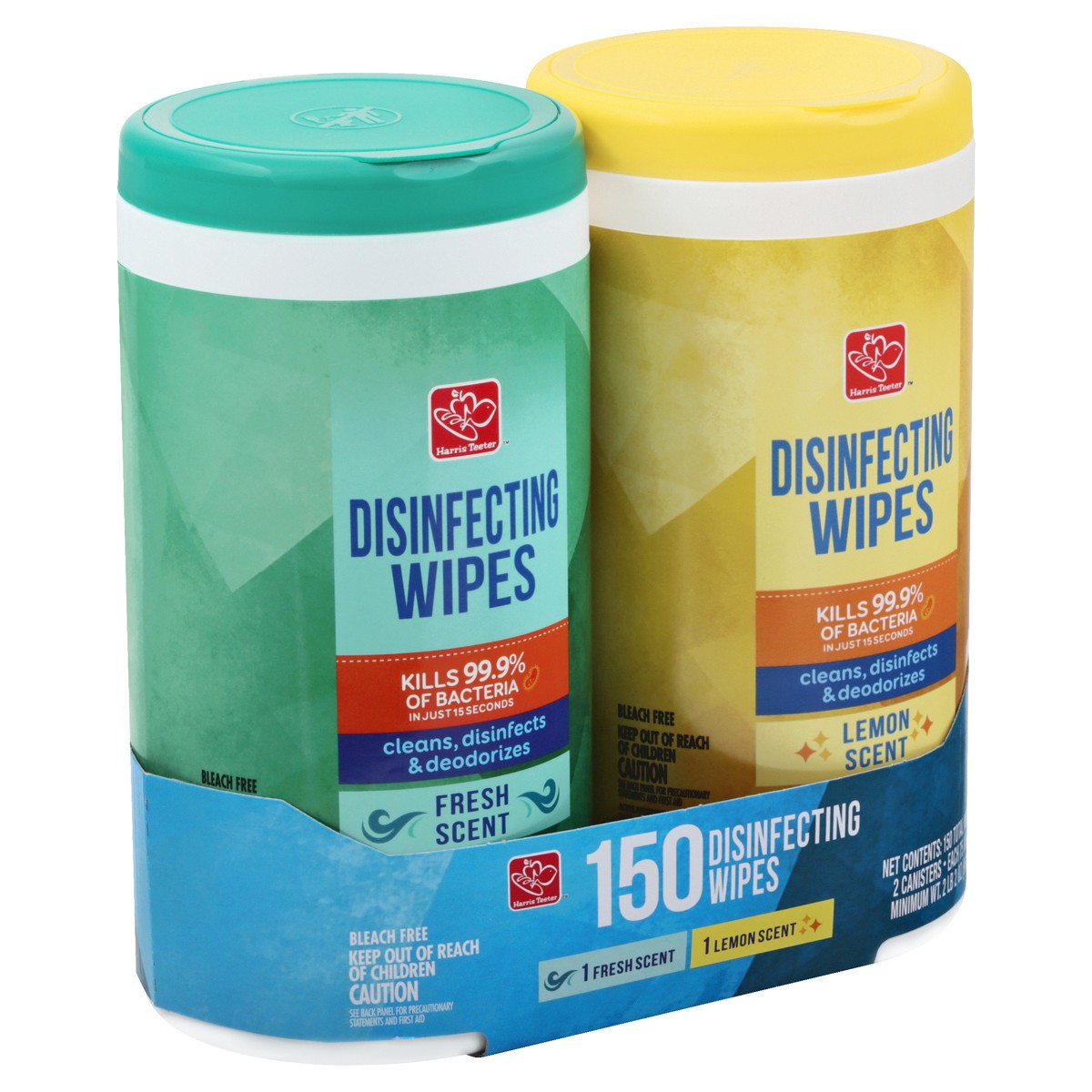 slide 9 of 10, Harris Teeter Disinfecting Wipes Combo Pk, 150 ct
