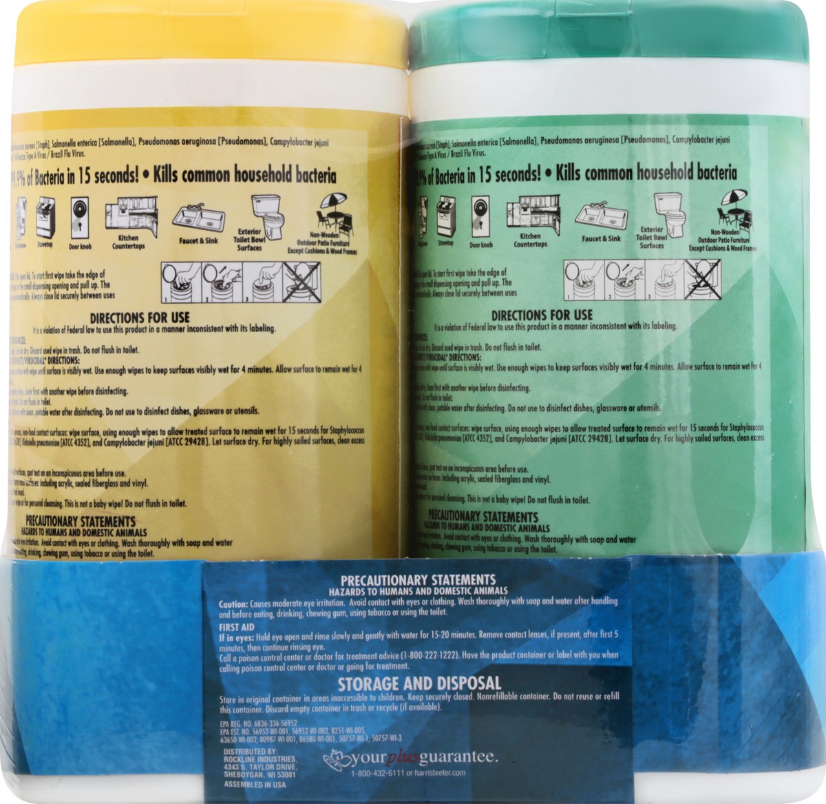 slide 5 of 10, Harris Teeter Disinfecting Wipes Combo Pk, 150 ct