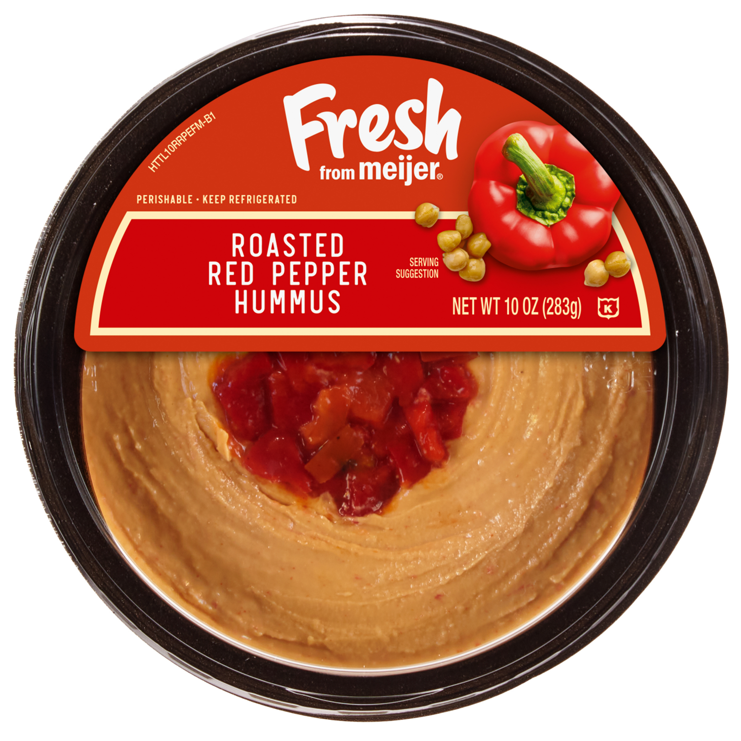 slide 1 of 3, Fresh From Meijer Hummus - 10 oz, 10 oz