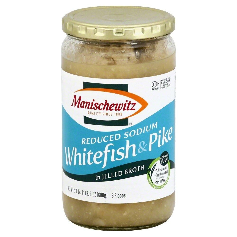 slide 1 of 2, Manischewitz Whitefish & Pike 24 oz, 24 oz