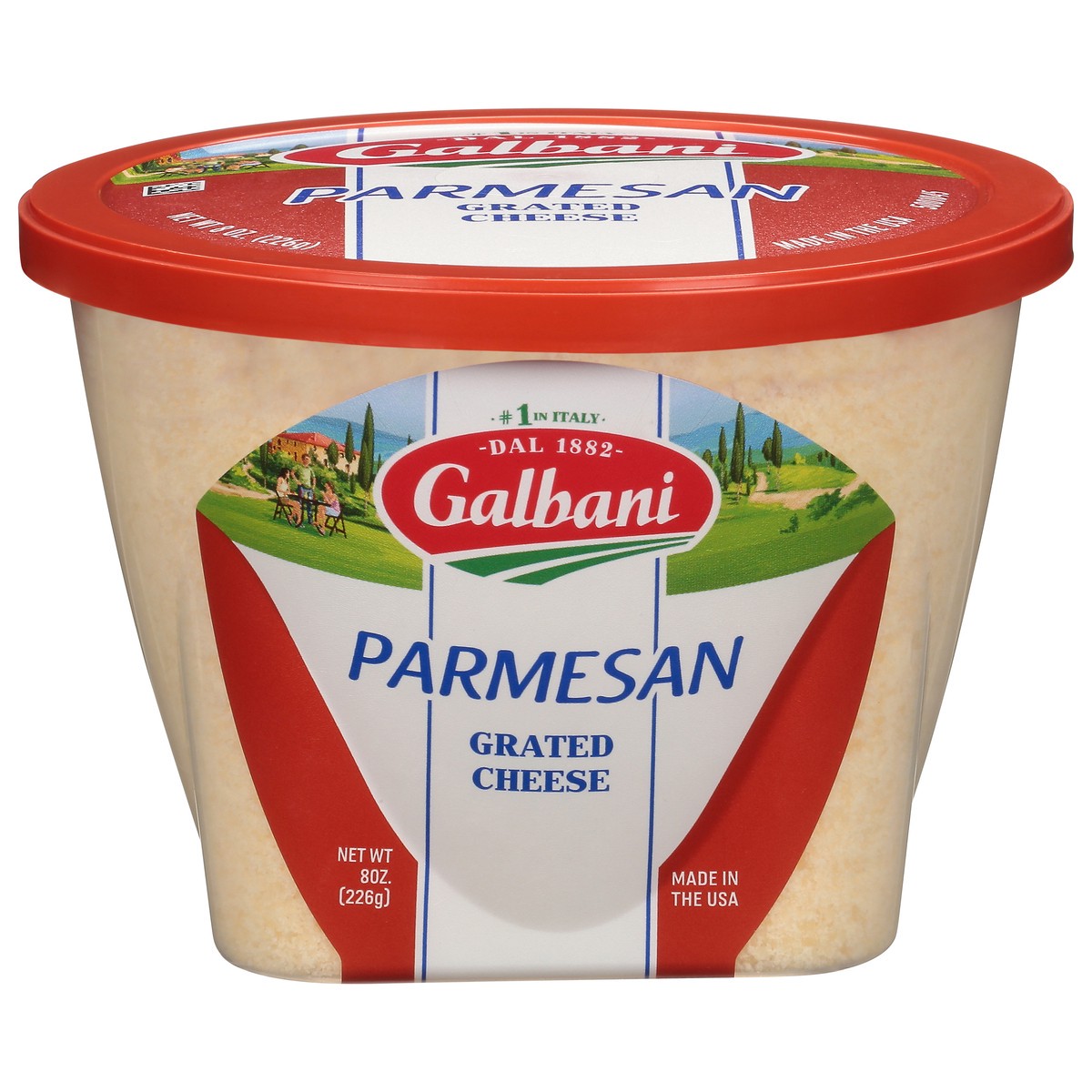 slide 8 of 14, Galbani Parmesan Grated Cheese 8 oz, 8 oz