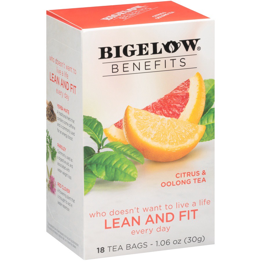 slide 2 of 7, Bigelow Lean And Fit Citrus Oolong Tea, 18 ct