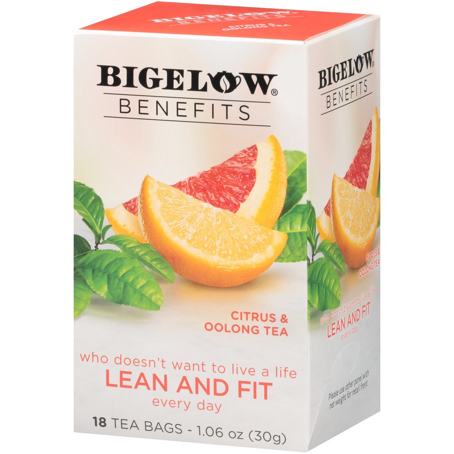 slide 3 of 7, Bigelow Lean And Fit Citrus Oolong Tea, 18 ct