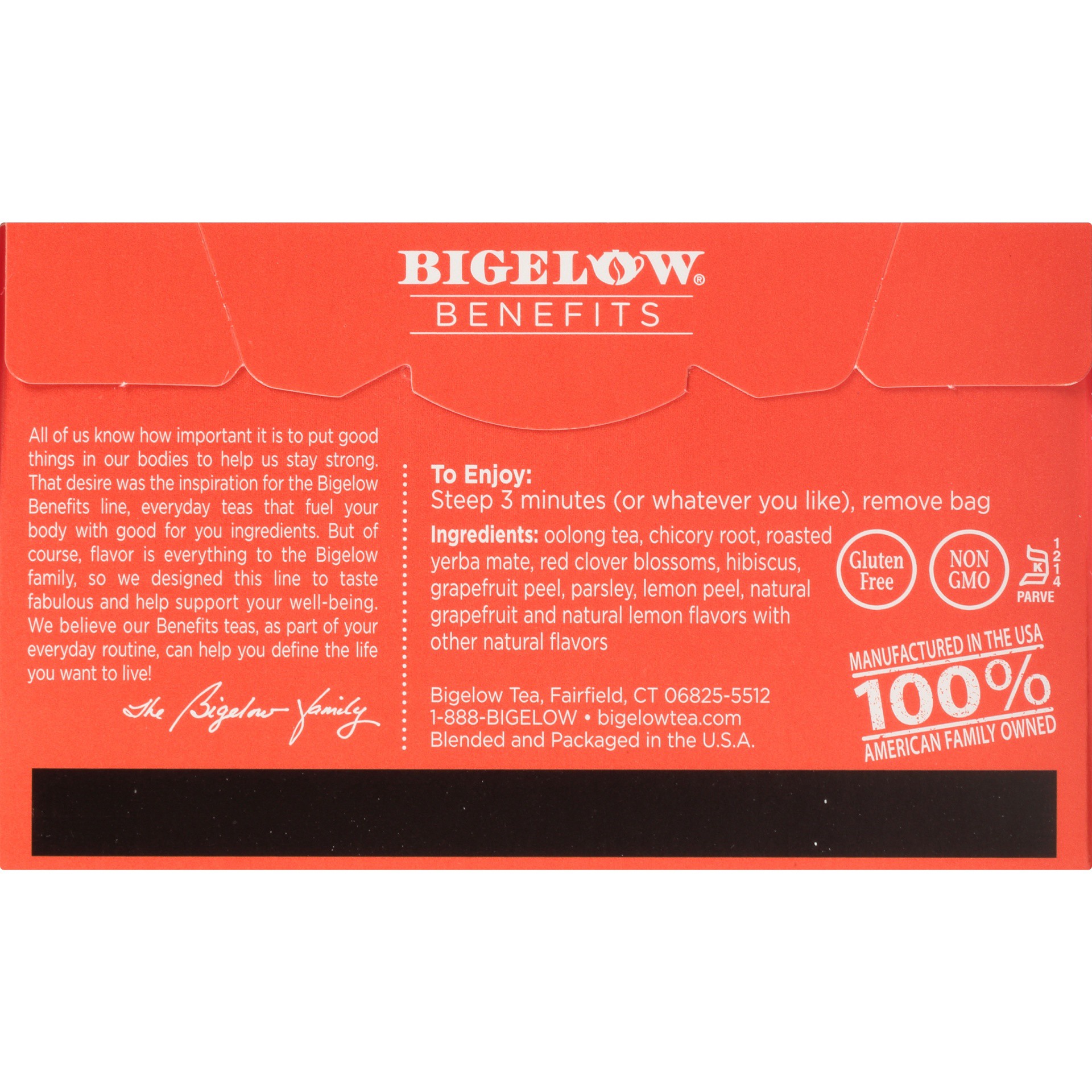 slide 6 of 7, Bigelow Lean And Fit Citrus Oolong Tea, 18 ct