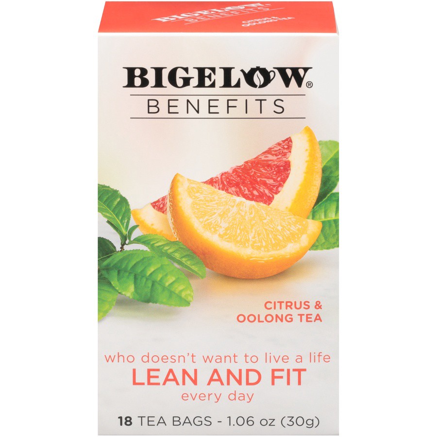 slide 1 of 7, Bigelow Lean And Fit Citrus Oolong Tea, 18 ct