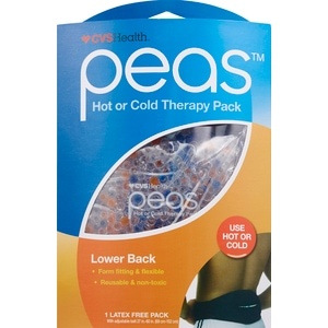slide 1 of 1, CVS Health Peas Hot Or Cold Therapy Pack, Lower Back, 1 ct