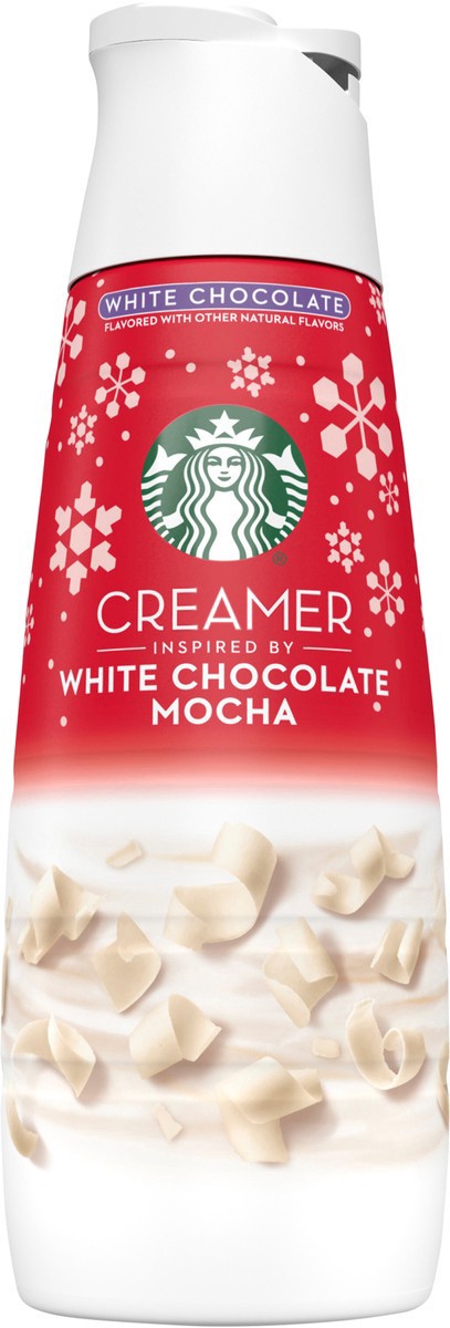 slide 6 of 7, Starbucks White Chocolate Flavored Coffee Creamer, Inspired by White Chocolate Mocha, 28 fl oz