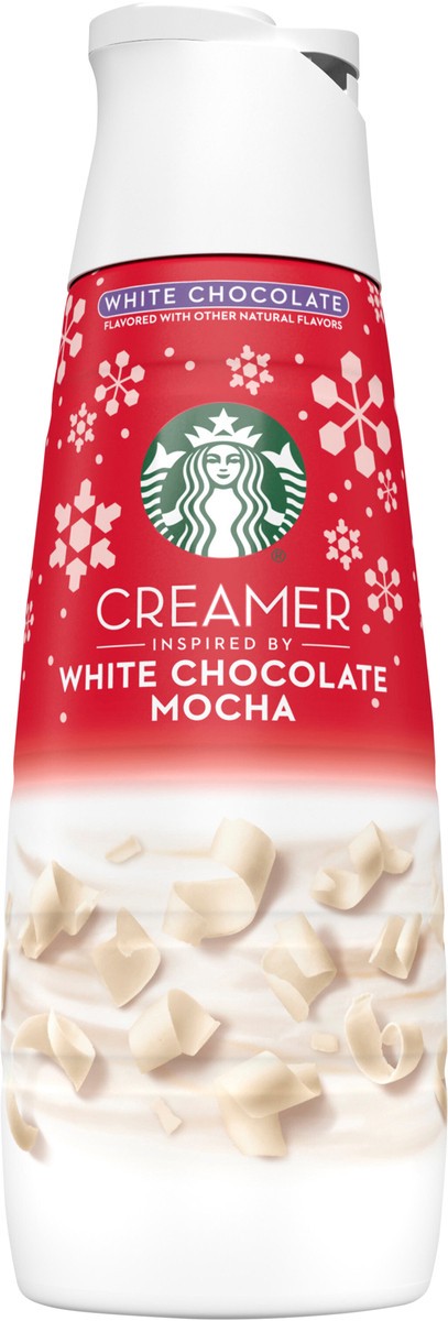 slide 4 of 7, Starbucks Liquid Coffee Creamer, White Chocolate Creamer, 28 oz