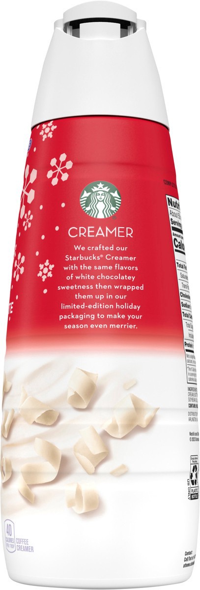 slide 3 of 7, Starbucks White Chocolate Flavored Coffee Creamer, Inspired by White Chocolate Mocha, 28 fl oz