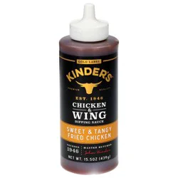 Kinder's, Chicken & Wing Sweet & Tangy Fried Chicken Dipping Sauce