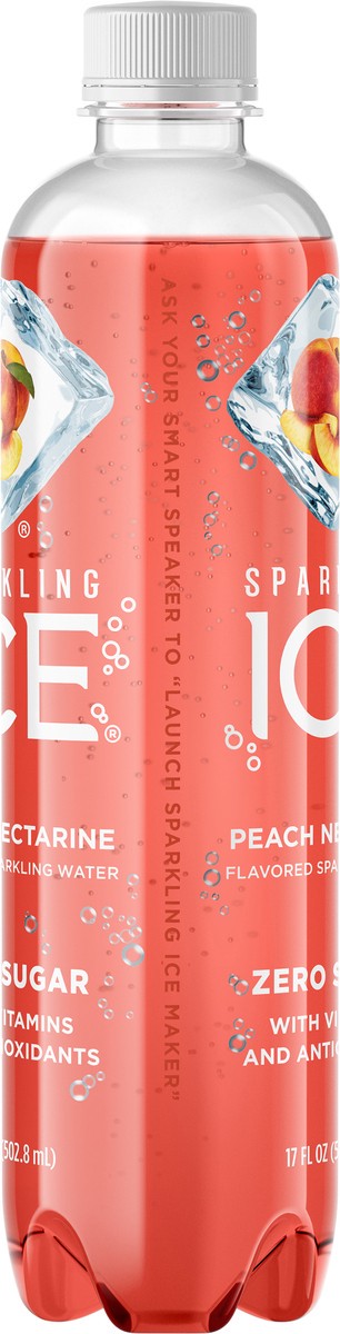 slide 5 of 11, Sparkling ICE Zero Sugar Peach Nectarine Flavored Sparkling Water - 17 fl oz, 17 fl oz